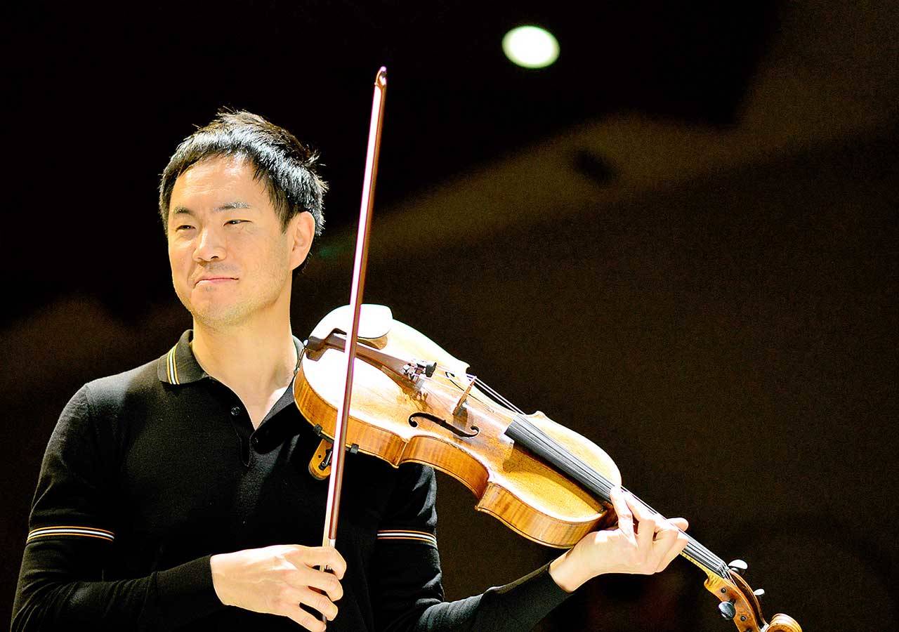 Richard O’Neill, seen rehearsing for one of his solo appearances with the Port Angeles Symphony, won a Grammy Award on Sunday, March 14, for best classical instrumental solo recording. File photo by Diane Urbani de la Paz/Olympic Peninsula News Group