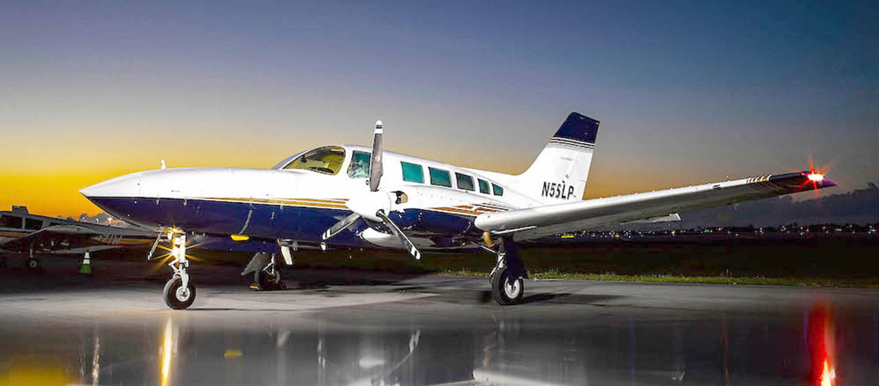 Dash Air Shuttle hopes to fly the Cessna 402c out of William R. Fairchild International Airport in Port Angeles. Photo courtesy of Dash Air Shuttle Inc.