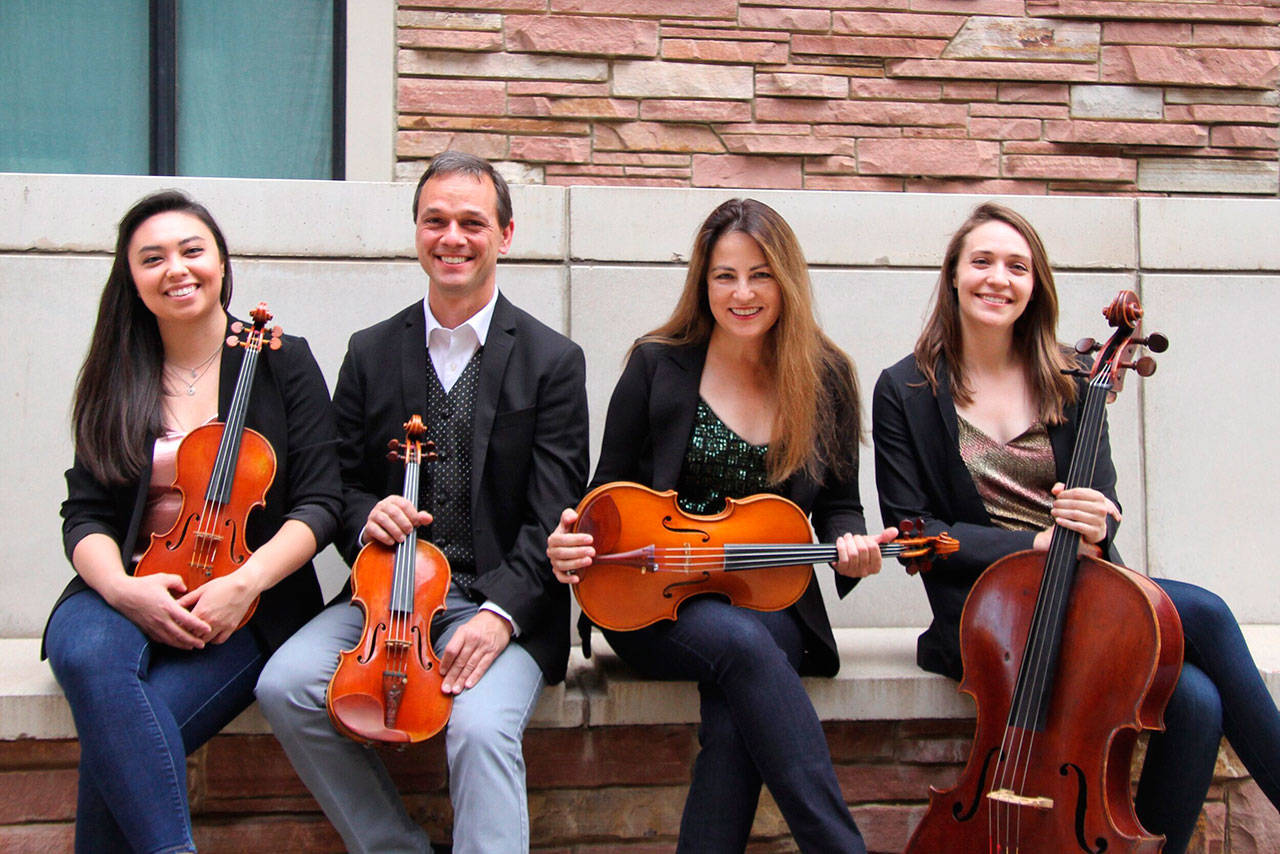 The Carpe Diem String Quartet (pictured) and clarinetist Ben Lulich open the 2021 Concerts in the Barn series on July 17. Submitted photo