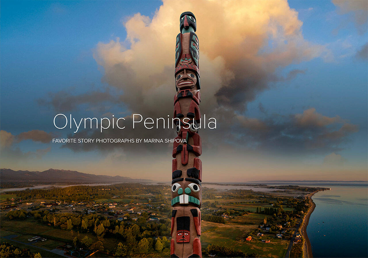 Marina Shipova hosts a book-signing event or her “Olympic Peninsula” publication from 1-3 o.m. at the Civic Center Plaza, 152 W. Cedar St., on Nov. 27. Submitted art