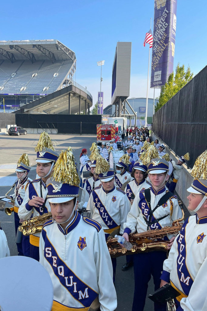 Sequim teens join in Husky Band Day Sequim Gazette