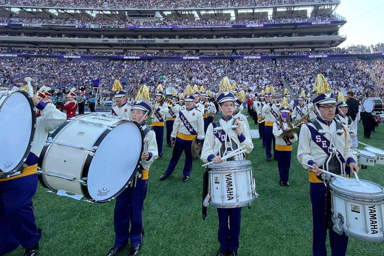 Sequim teens join in Husky Band Day Sequim Gazette