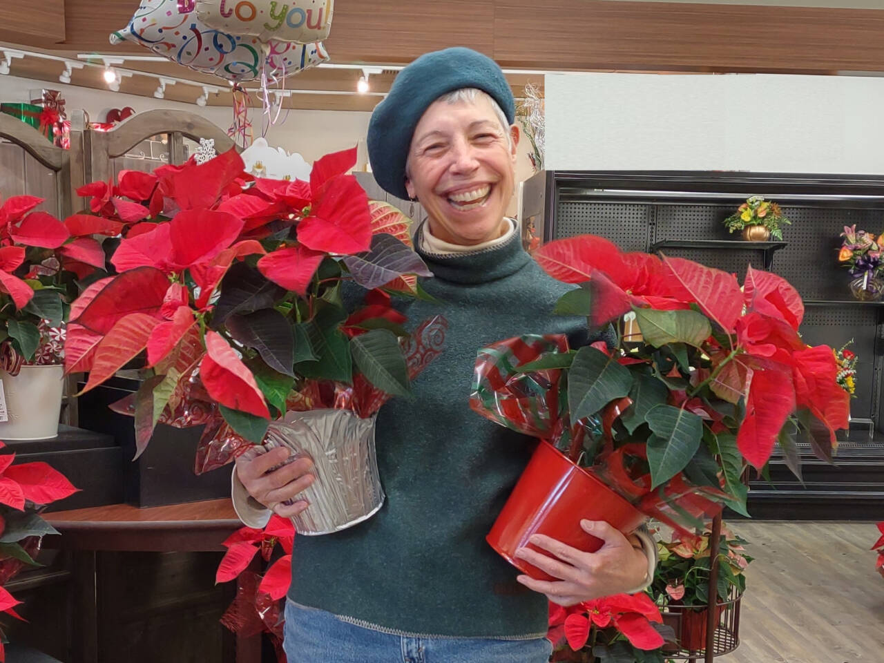 Courtesy Photo
Poinsettias are an elegant, cheerful burst of red and green every holiday season — but how do you keep them beautiful? Join Clallam County Master Gardener Jeanette Stehr-Green from noon-1 p.m. on Thursday, Dec. 8, for a Green Thumb Garden Tips Zoom presentation for the know-how you need to keep poinsettias lovely all year.