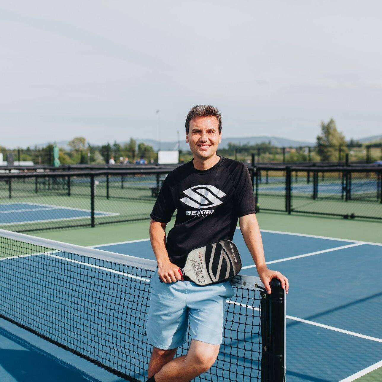 Photo courtesy of Kyle McKenzie / Sequim High 2004 graduate Kyle McKenzie is now a professional pickleball coach and commentator.