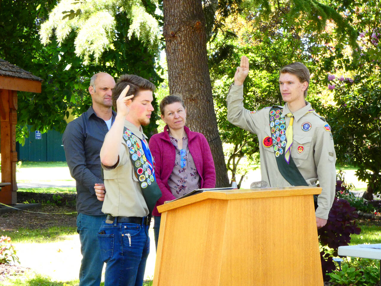 Scouts Honors Sequim Teens Join Exclusive Eagle Ranks Sequim Gazette