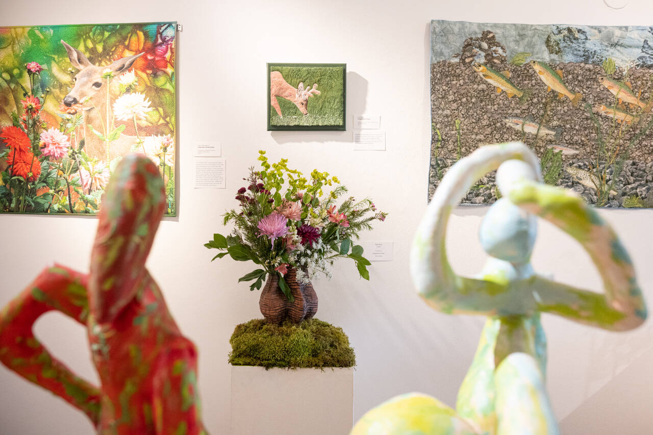 Photo courtesy of Port Angeles Fine Arts Center
The Port Angeles Fine Arts Center hosts its annual Art in Bloom Pop Up exhibit over Mother’s Day Weekend, May 10-12.