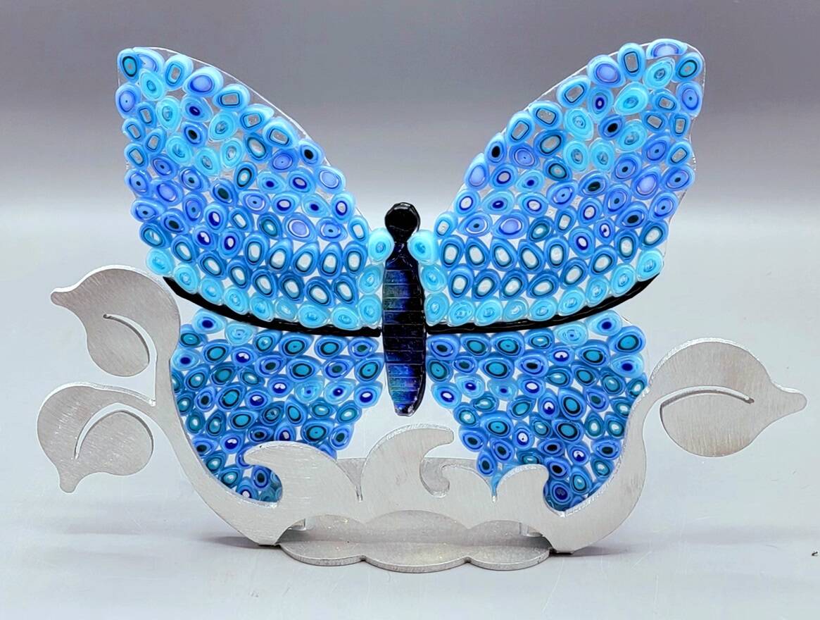 Artwork by Sheri Whetsine / “Blue Butterfly” by Sheri Whetsine