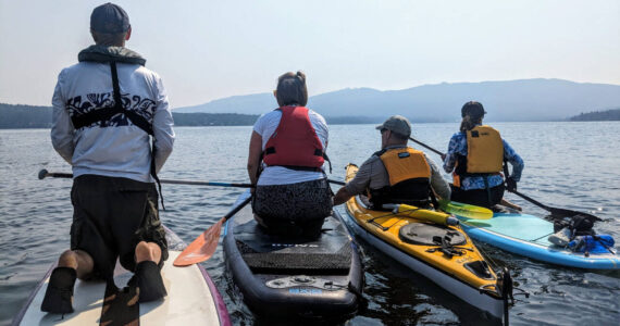 Photo courtesy of Olympic Peninsula YMCA / Sequim YMCA staffers invite community members to try out a a new adult outdoor excursion program that take people in groups to do fun activities including hikes, paddle boarding and running — activities designed to encourage community outside of the gym.