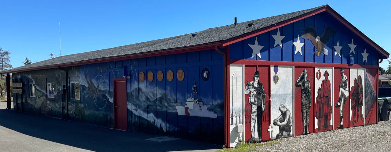 Photo courtesy of Melissa Klein / “Remember Me,” the large-scale mural on the American Legion-Jack Grennan Post 62 hall, will be officially unveiled at a public event on July 20.