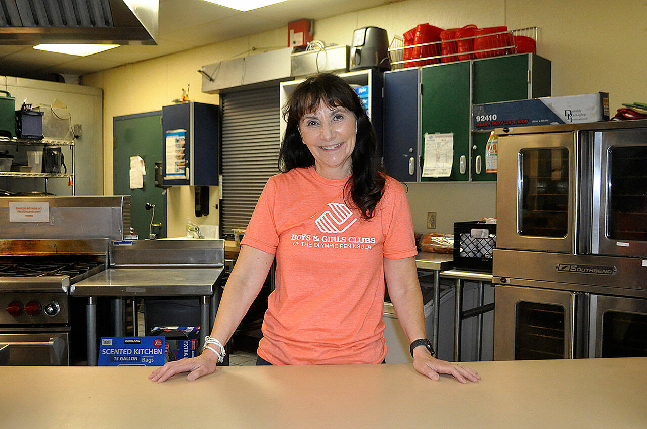 Sequim Gazette photo by Matthew Nash
Mary Budke, CEO of the Boys & Girls Clubs of the Olympic Peninsula, started in the Sequim club working in the kitchen in June 2004 to help pay her cell phone bill while she worked on her Master’s degree. She’s worked her way up in the organization and has helped raise funds for operations and to build a new Port Angeles club.