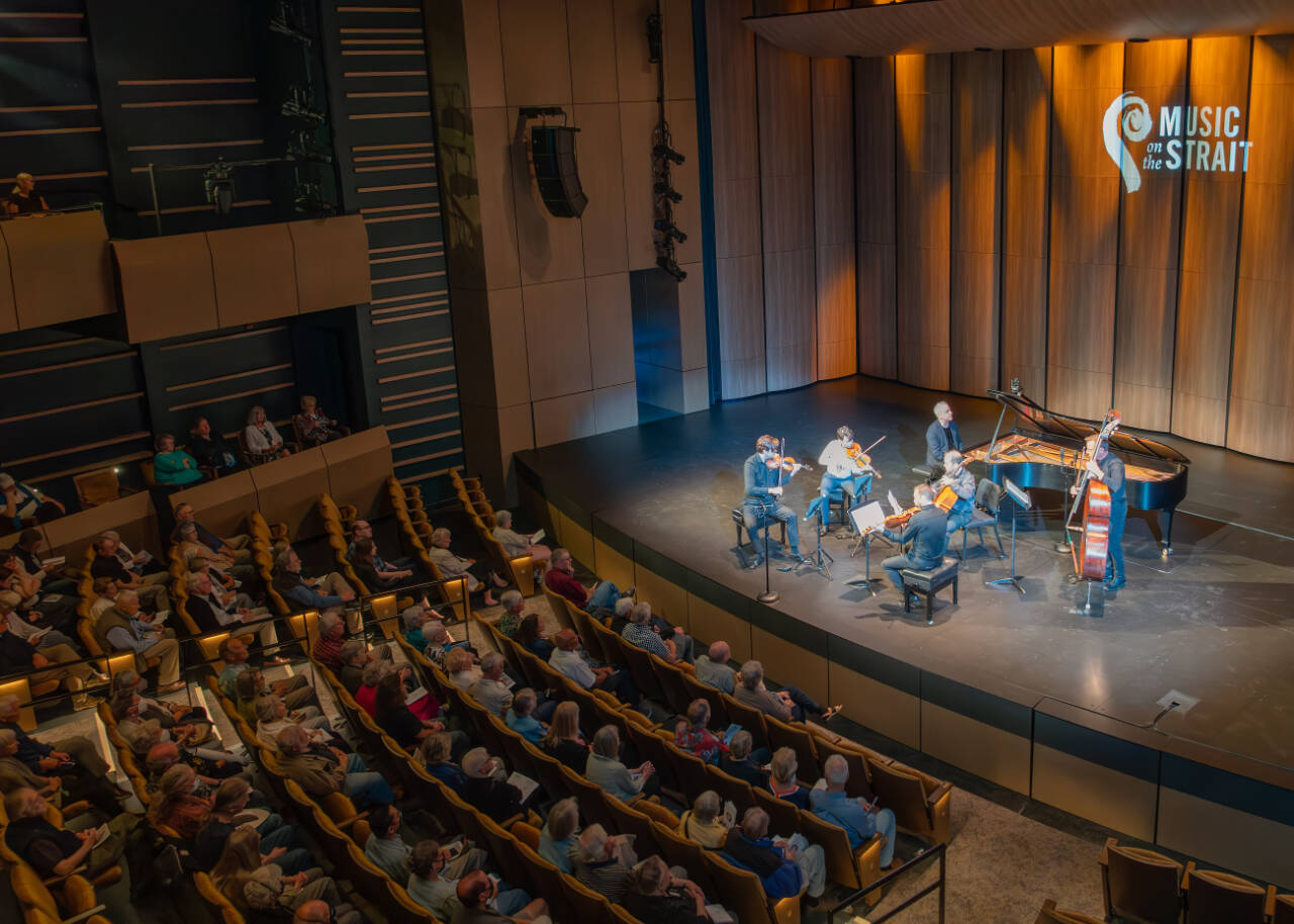 Photo by Eric Neurath / Music on the Strait enters its final weekend, with shows on Aug. 9 and Aug. 10. Pictured is a performance from the opening weekend.