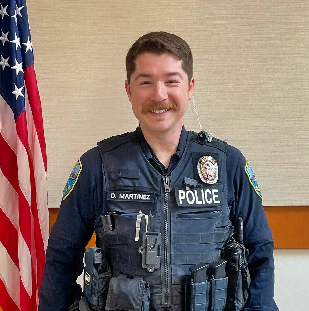 Photo courtesy City of Sequi
Daniel Martinez started as a police officer in Sequim in 2021 and recently started as the School Resource Officer in schools within the City of Sequim as a partnership with the Sequim School District.