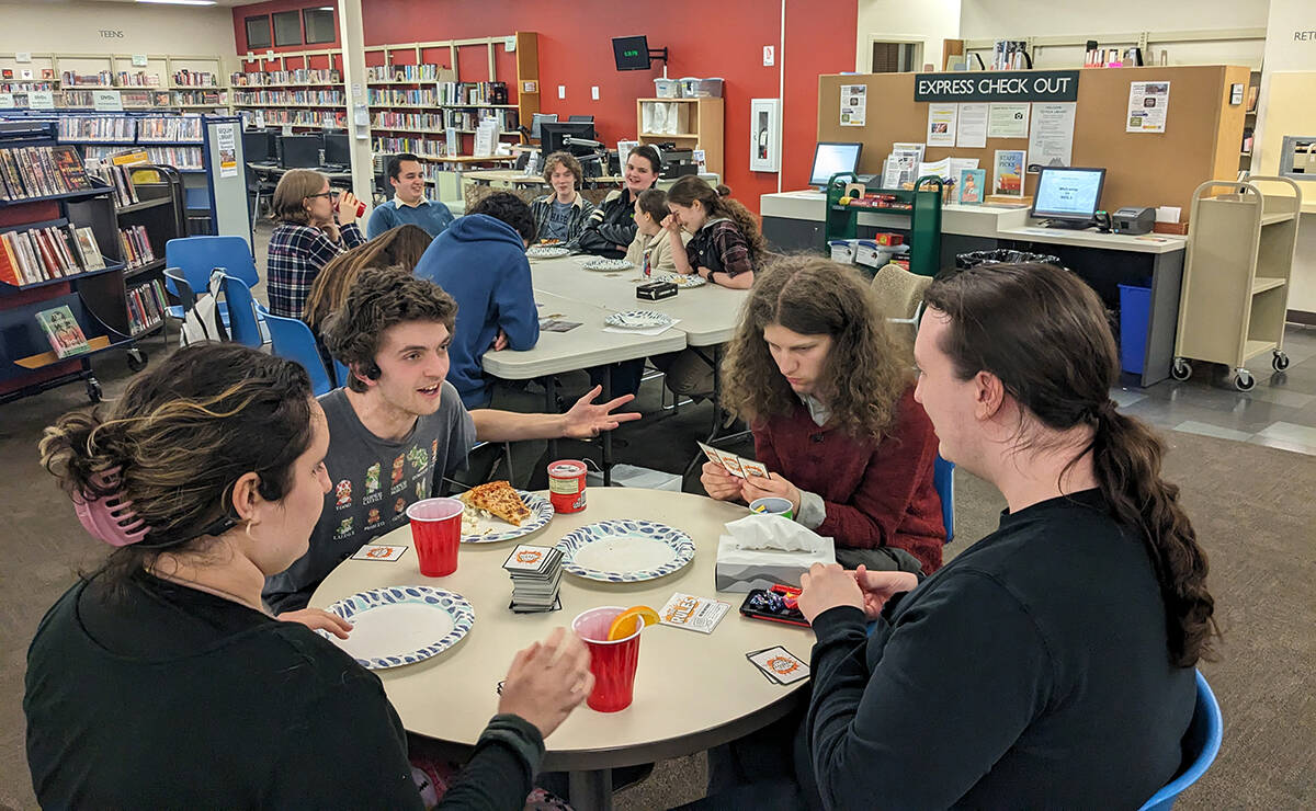 Photo courtesy of North Olympic Library System / Teen Night at the Sequim Library is one of several teen-only events offered by the North Olympic Library System.