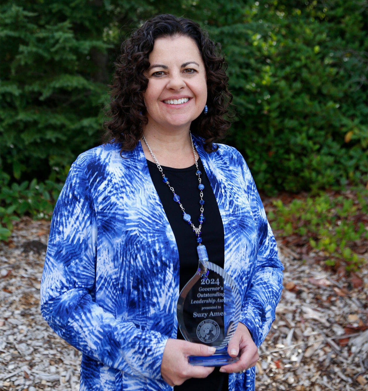 Photo courtesy of Peninsula College
Peninsula College President Dr. Suzy Ames was honored with a Governor’s Outstanding Leadership Award in mid-September.