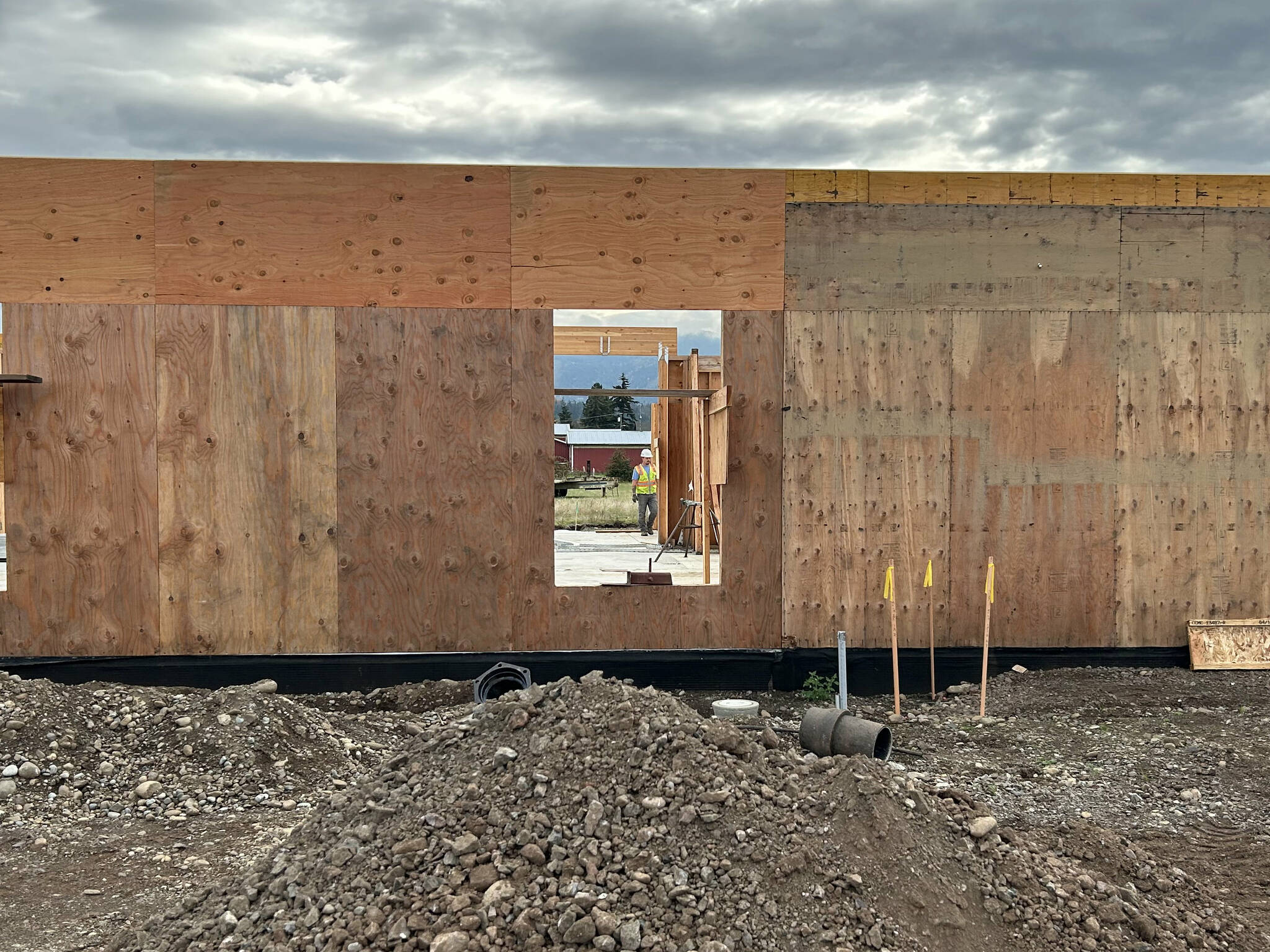 Sequim Gazette photos by Matthew Nash
A spring 2025 deadline remains on track for completion of the Sequim Library’s renovation and expansion, said Noah Glaude, executive director of the North Olympic Library System.