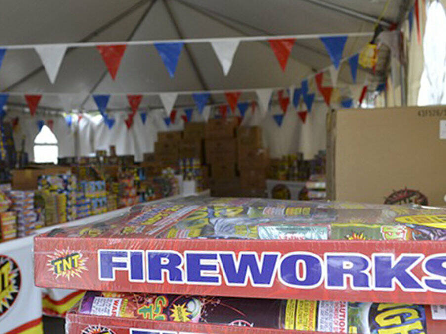 Sequim Gazette file photo by Matthew Nash/ Sales of fireworks will be prohibited in Sequim city limits effective late October 2025 after Sequim city councilors voted to restrict the sale. The decision comes seven years after former city councilors voted to ban the discharge of fireworks in city limits.