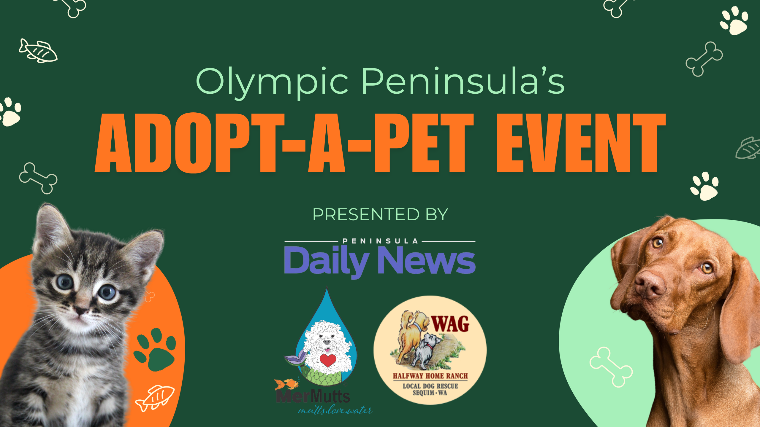 The adopt-a-pet event will run from Oct. 17-31.