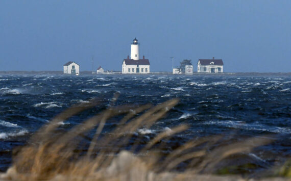 Contributor Sally M. Harris caught this image of stormy winds whipping up waves near 3 Crabs beach on Nov. 4.