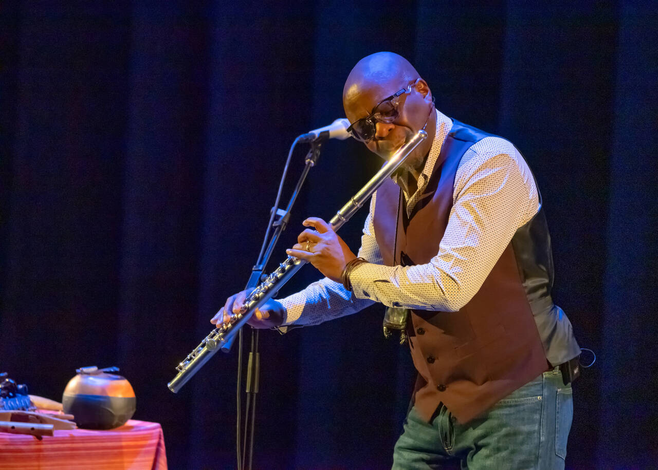 Photo courtesy of Field Arts & Events Hall / Internationally acclaimed musician and humanitarian Samite Mulondo brings his one-man show “Resilience” back to Field Arts & Events Hall on Nov. 23.