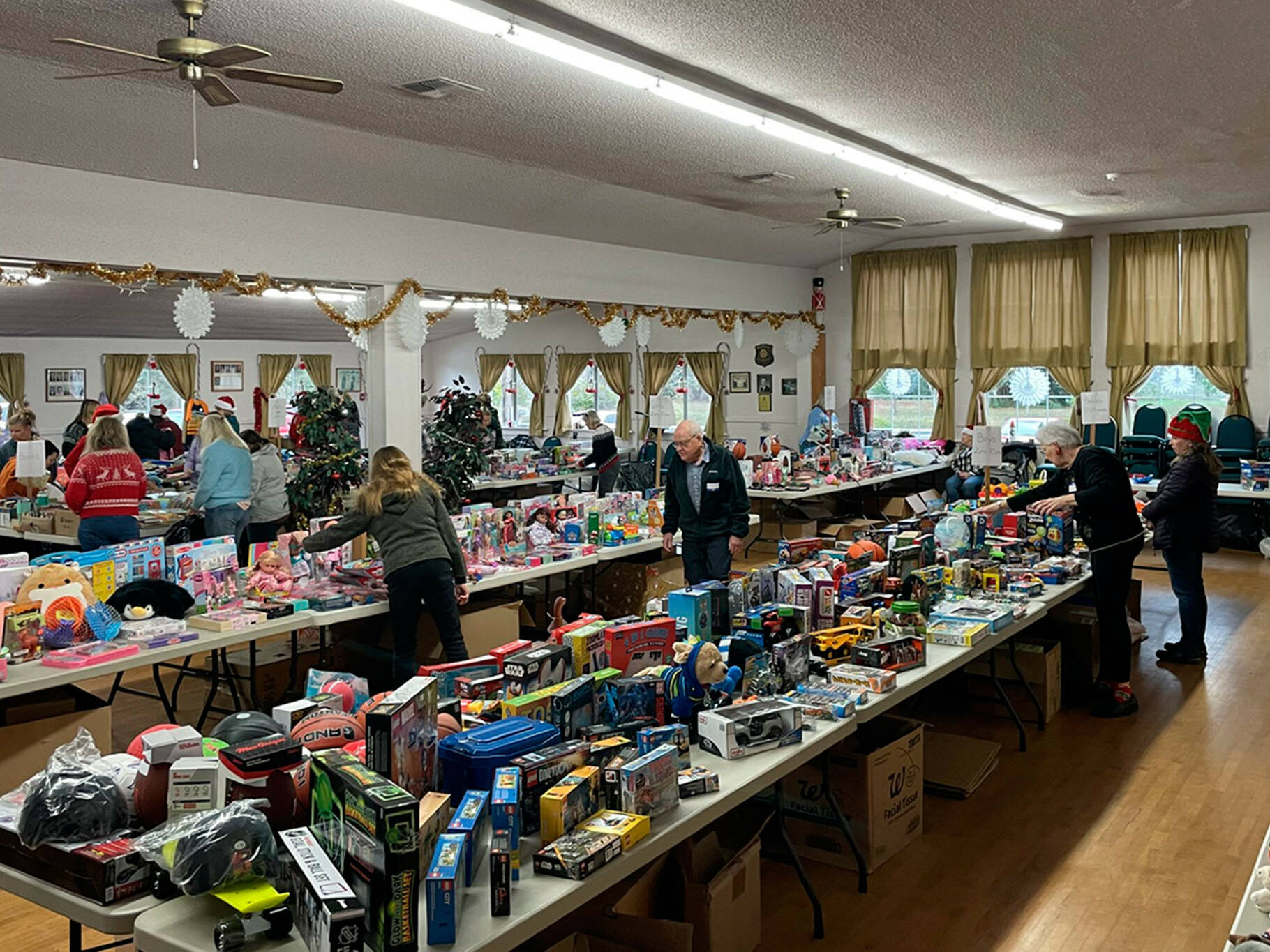 Sequim Gazette file photo by Matthew Nash
Toys for Sequim Kids, seen here in 2023, offers families in the Sequim School District free gifts for children ages 1-18 from 10 a.m.-6 p.m. Tuesday, Dec. 17 at the Sequim Prairie Grange.