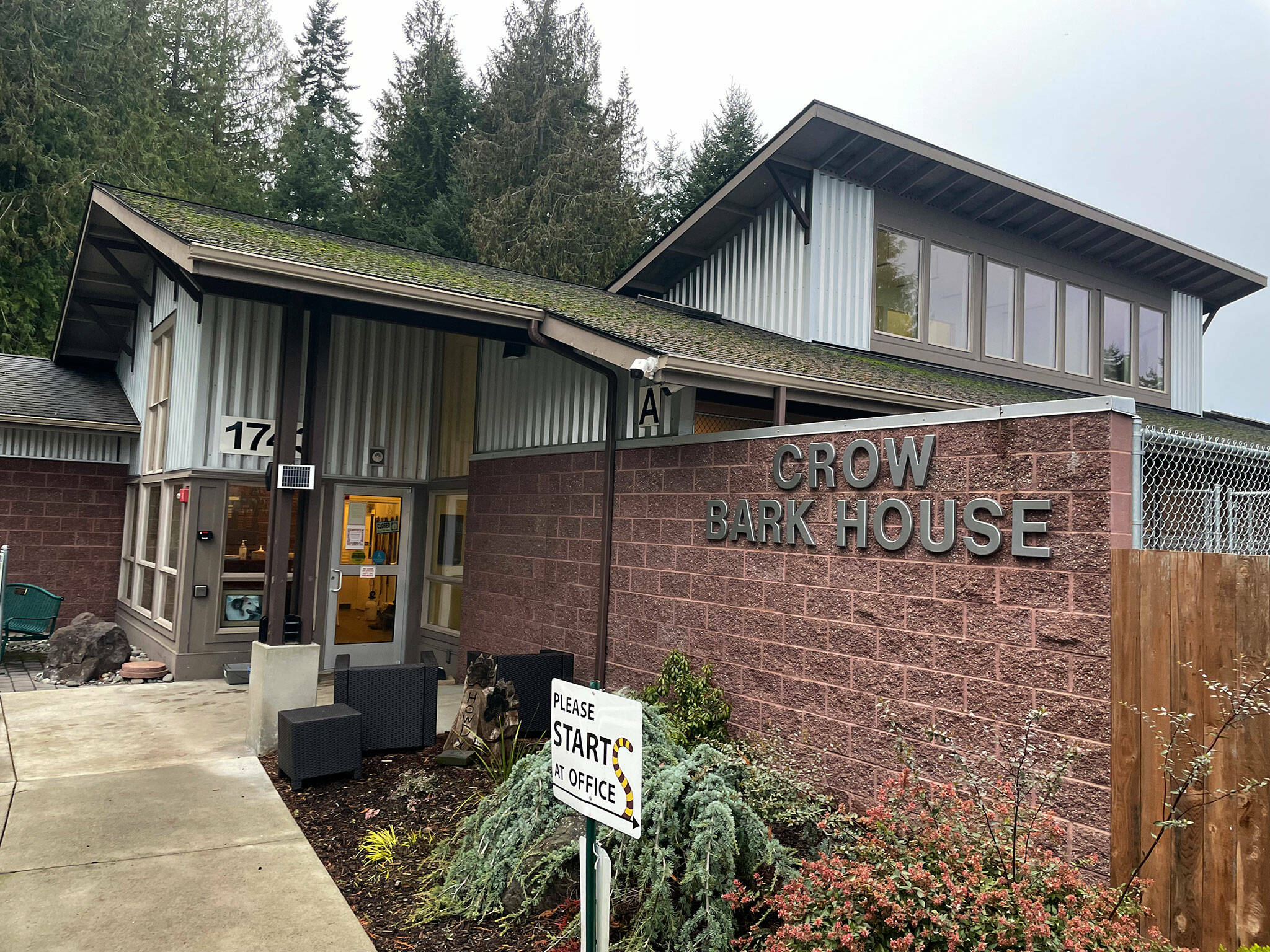 Sequim Gazette file photo by Matthew Nash
The Olympic Peninsula Humane Society will tentatively reopen its dog facility The Bark House east of Port Angeles in January to capacity of up to 25 dogs. The facility had closed in July.