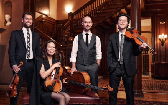 Tickets for Field Hall’s Winter/Spring 2025 season, which includes a performance by the Dover Quartet, are available now. Roy Cox photo /courtesy Field Hall