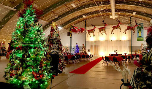 Dave Logan for Olympic Peninsula News Group
Dozens of trees were decorated inside the Vern Burton Community Center in Port Angeles for the 34th Festival of Trees event.