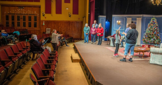 Sequim Gazette Photo by Emily Matthiessen/ “The Rented Christmas” continues weekends through Dec. 22 at Olympic Theatre Arts. Actors describe the show similarly to a feel-good Hallmark movie.