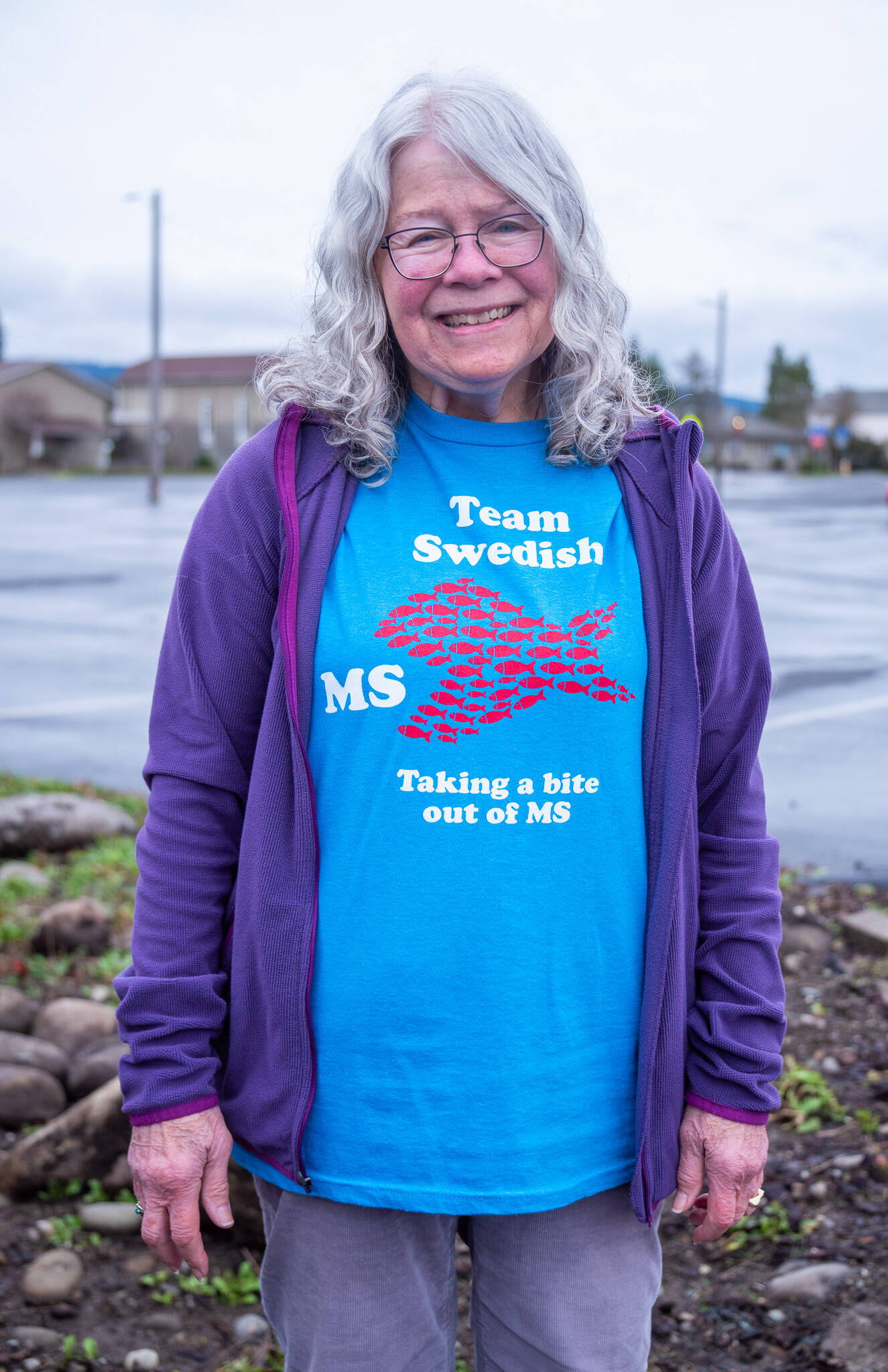 Sequim Gazette photo by Emily Matthiessen/ Co-facilitator Susan Hedding has been a member of the local multiple sclerosis support group since 2013 and has been regularly participating in fundraising walks with her husband since being diagnosed with the disease in 1985.