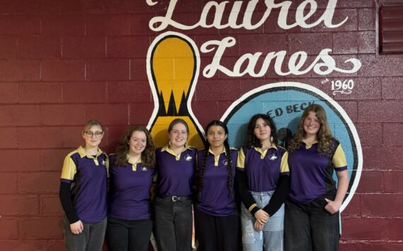 Photo courtesy of Wendy Morey
Sequim’s bowling team is headed for the league tournament on Friday. They include, from left, Kimberly Heintz, Cooper Hiatt, Kiera Morey, Joanna Morales, Victoria Nava and Skylar Krzyworz, team anchor.